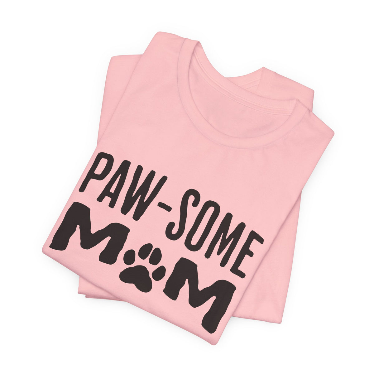 Pawsome Cat Mom Shirt – Funny Paw Print Tee for Cat Lovers