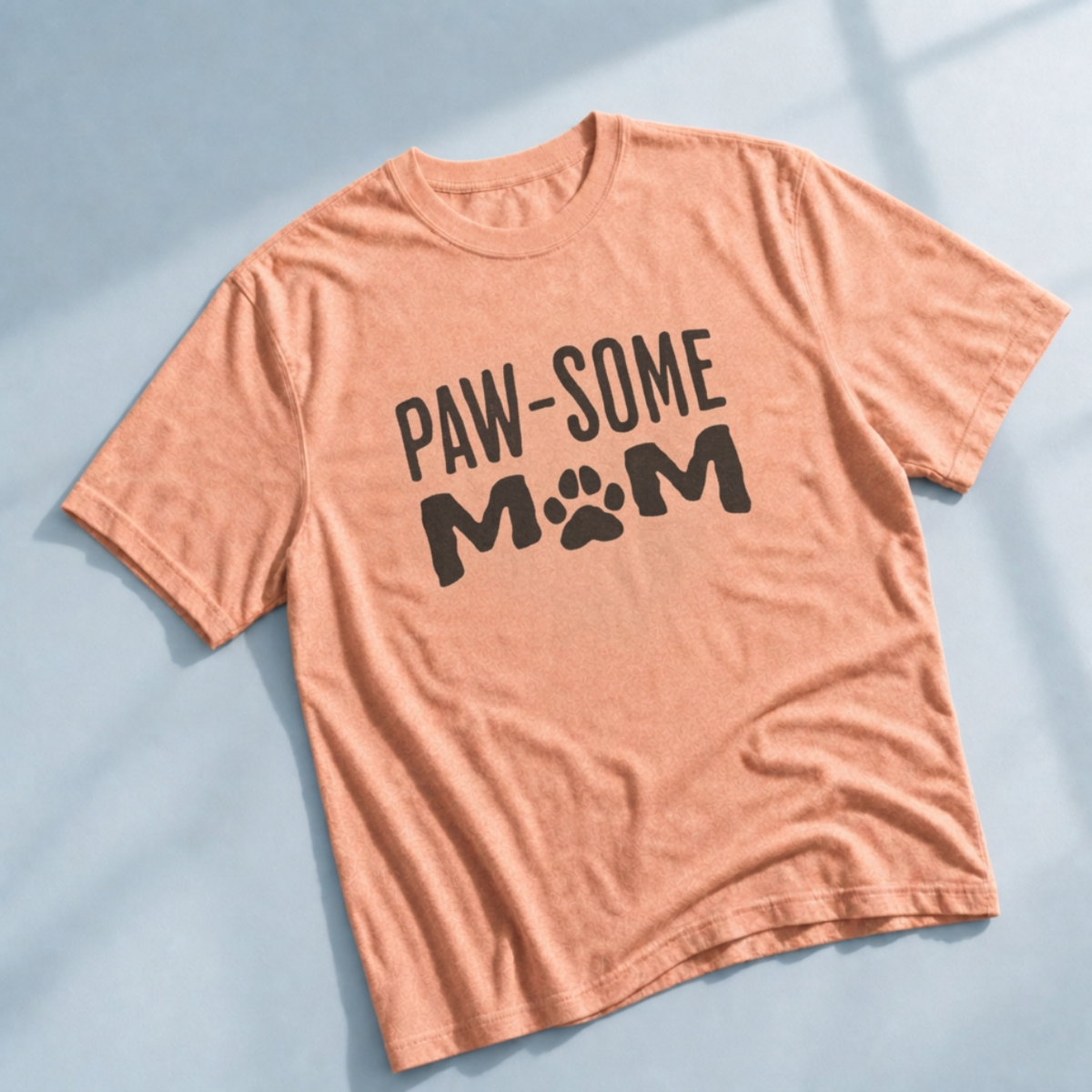 Pawsome Dog Mom Shirt – Funny Paw Print Tee for Dog Lovers