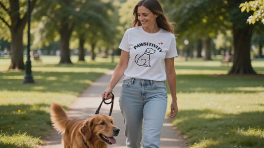 Pawsitivity Dog Mom T-Shirt — Cute Dog Lover Tee